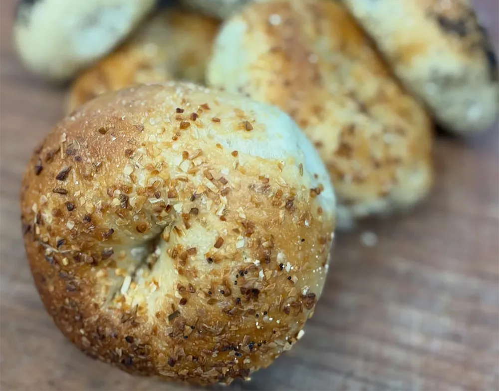 Bagels at Unger's Market