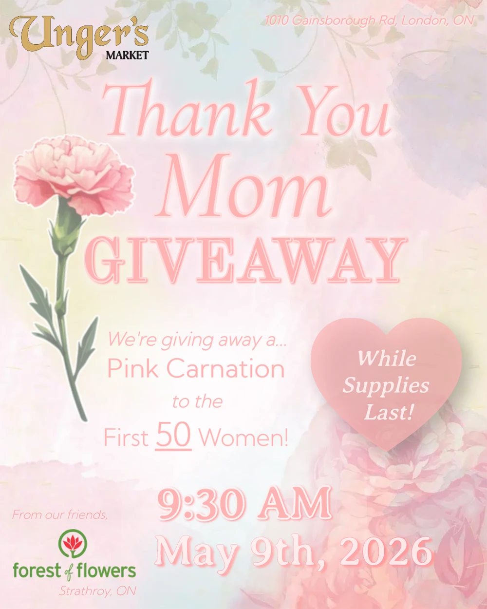 Unger's Mother's Day Giveaway